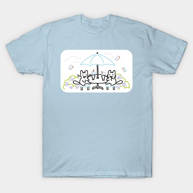 picnic kitties T-Shirt by Kippicat